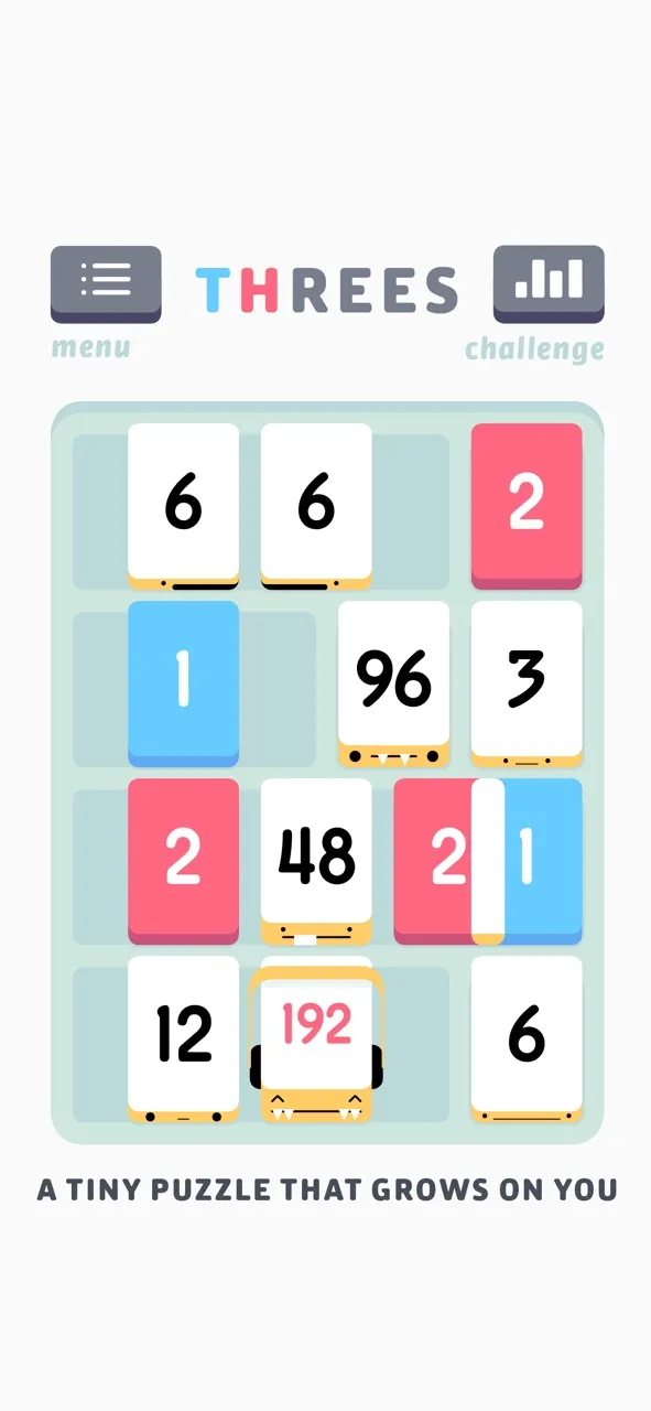 Threes! | Permainan | XWorld