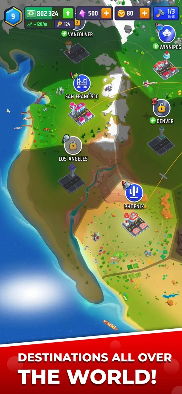 Idle Airplane Inc. Tycoon | 游戏 | XWorld