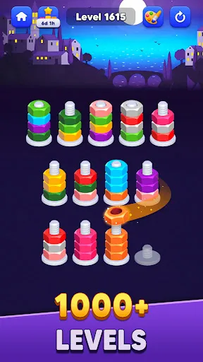 Nut Sort: Color Match Game | juego | XWorld