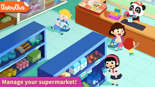 Baby Panda's Town: Supermarket | Games | XWorld