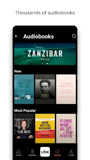 Ubook: Audiobooks | Games | XWorld