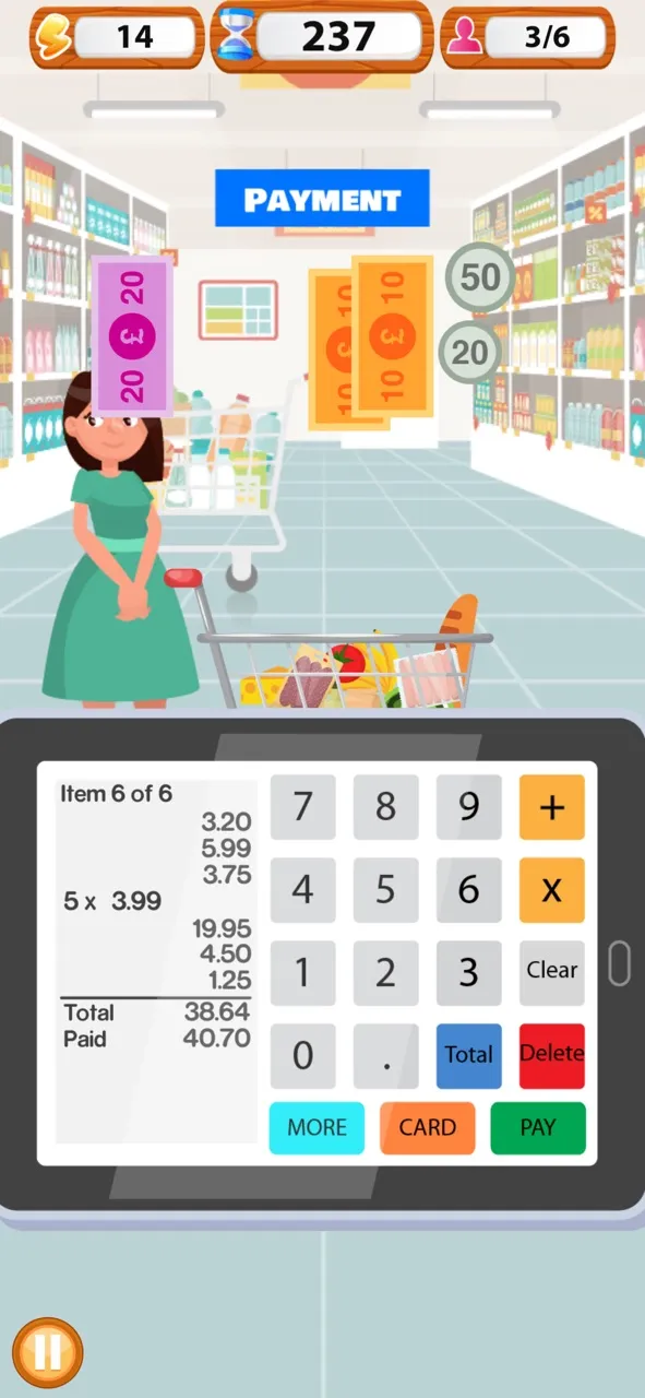 Supermarket Cashier Simulator | Games | XWorld