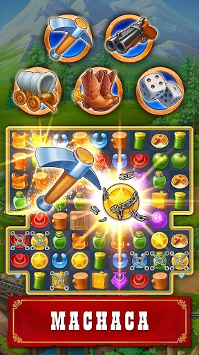 Jewels of the Wild West Match3 | juego | XWorld