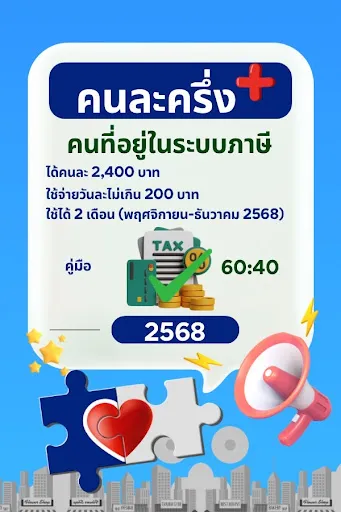 คนละครึ่งพลัส–คู่มือรับสิทธิ์ | เกม | XWorld คนละครึ่งพลัส–คู่มือรับสิทธิ์ | เกม | XWorld