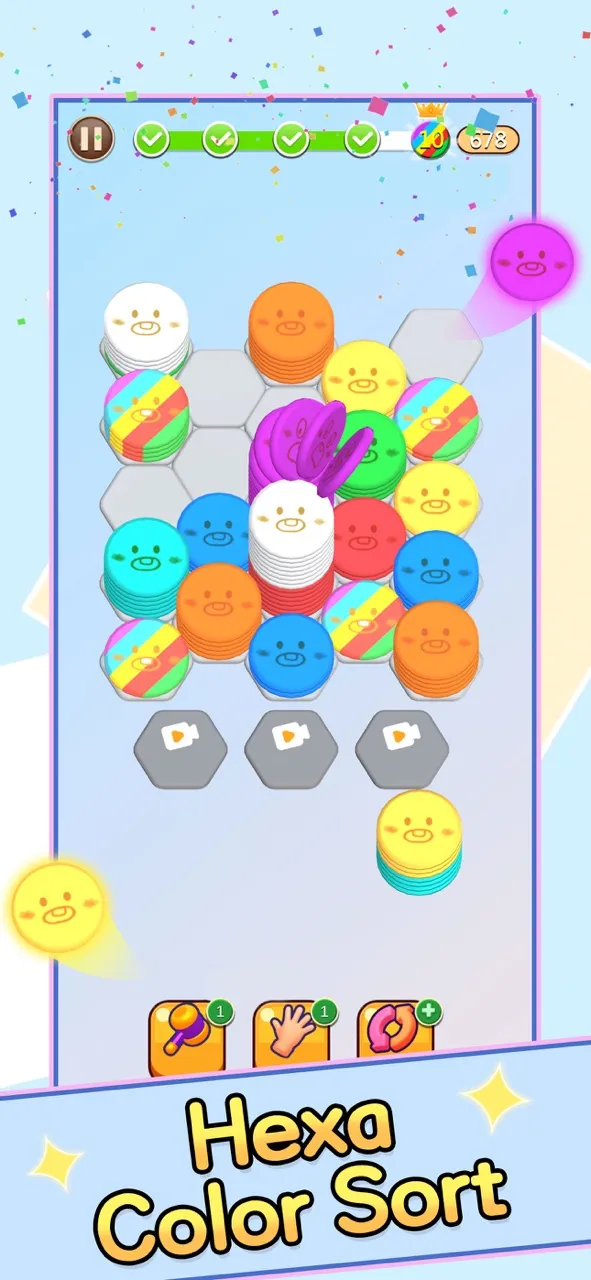 Hexa Color Sort - Puzzle Game | Permainan | XWorld