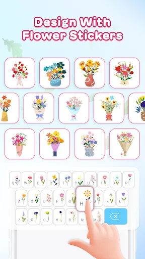 Flower DIY Language Keyboard | Games | XWorld
