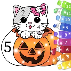 XWorld | Coloring by Number: Halloween XWorld | Coloring by Number: Halloween