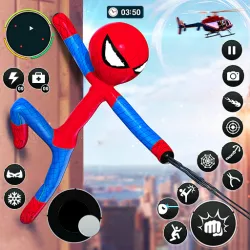 XWorld | Spider Rope Fight Adventure