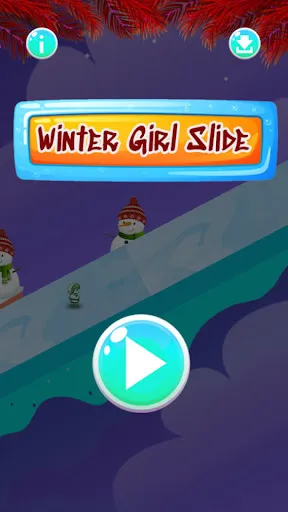 Winter Girl Slide | 游戏 | XWorld
