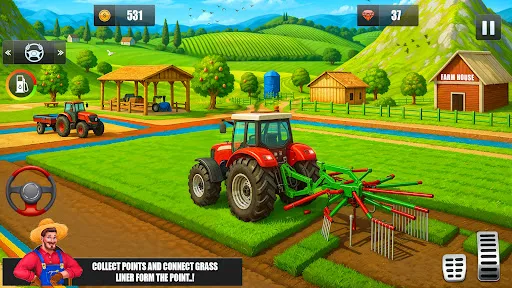 Real Tractor Driving Games | Permainan | XWorld