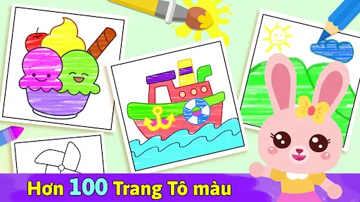 Sách Tô Màu cho Bé - Vẽ tranh | Games | XWorld