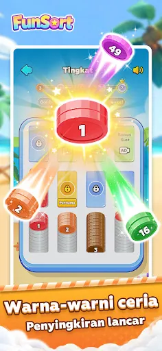 FunSort - Padanan Warna | Permainan | XWorld