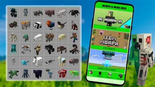 Morph & Mobs Mod For Minecraft | Games | XWorld