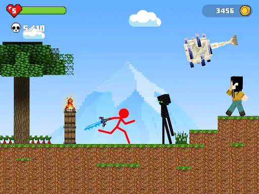 Stick-man Battle - Craft World | Games | XWorld