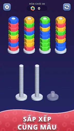 Sắp Xếp Màu Hạt - Câu Đố Vít | Games | XWorld Sắp Xếp Màu Hạt - Câu Đố Vít | Games | XWorld