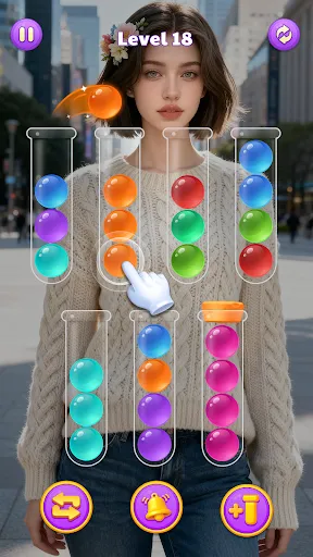 Penyortiran Bola Bola Romantis | Permainan | XWorld