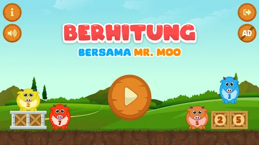 Belajar Berhitung Mr. Moo | Permainan | XWorld
