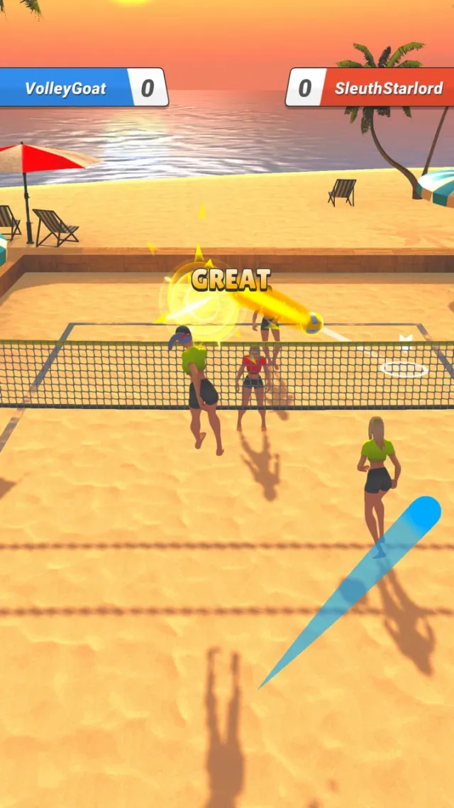 Beach Volley Clash | Permainan | XWorld