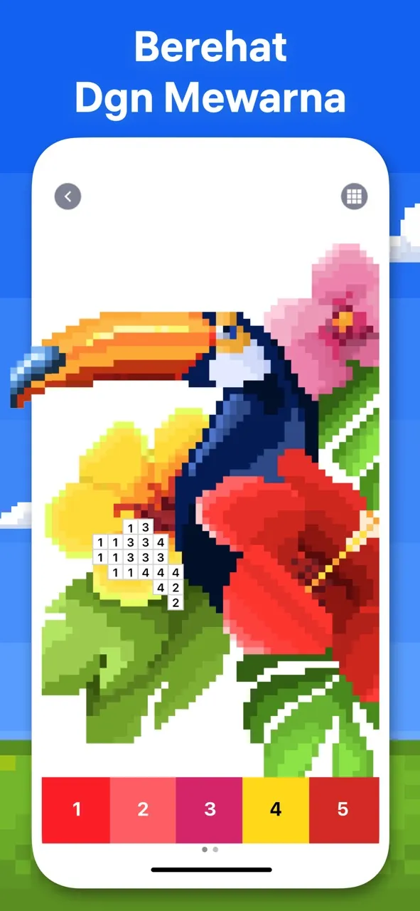 Pixel Art - Warna ikut nombor | Permainan | XWorld