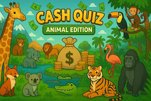 Cash Quiz - Animal Edition | 游戏 | XWorld