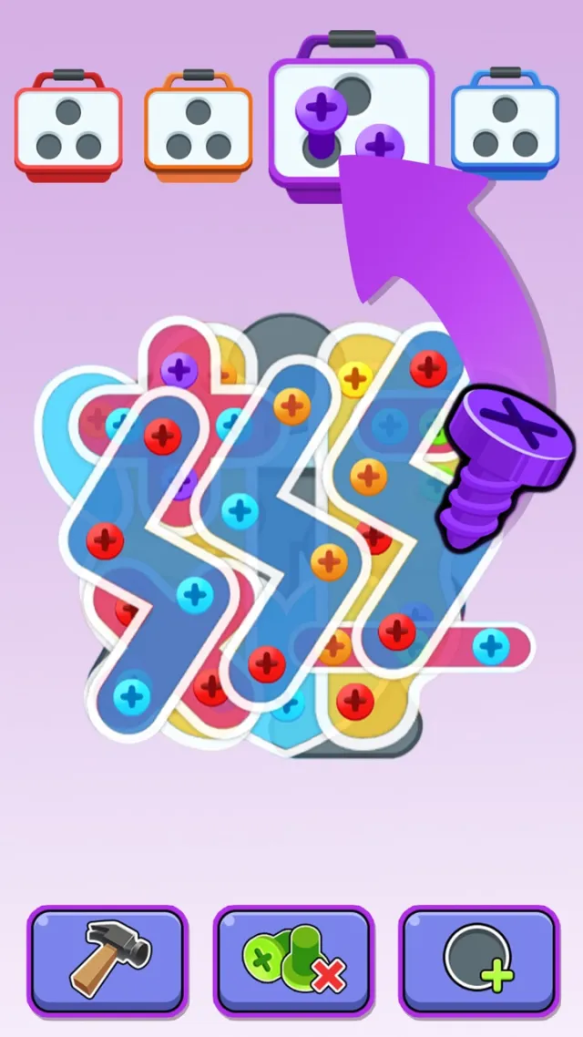 Screw Pin Jam Puzzle | เกม | XWorld