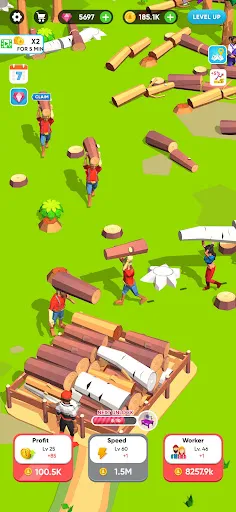 Idle Lumber Mill | Jogos | XWorld