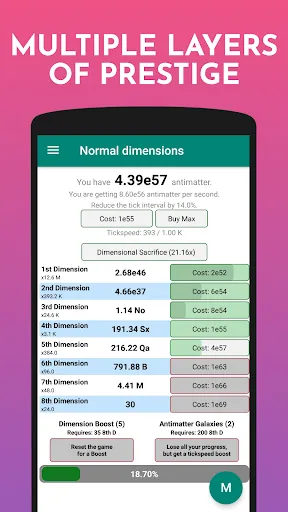 Antimatter Dimensions | Permainan | XWorld