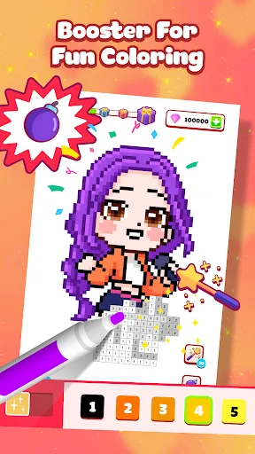 DIY Pixel Art Number ASMR | Игры | XWorld