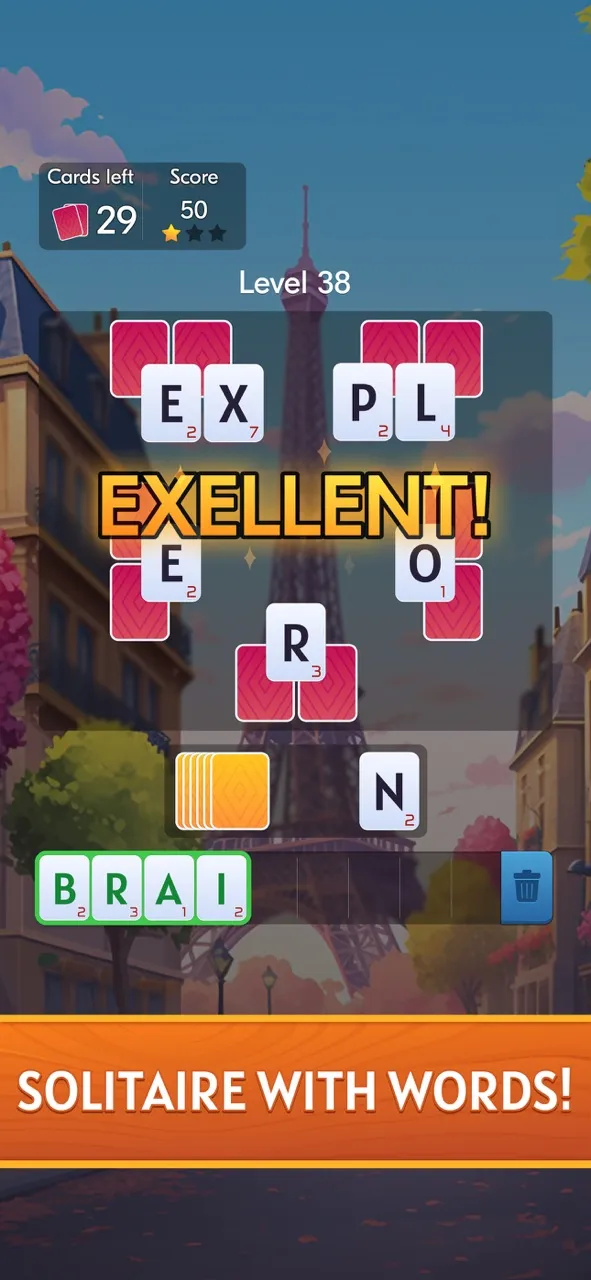 Слова из Карт: Солитер | Jogos | XWorld