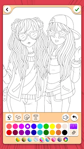 Manga Coloring Book | Games | XWorld