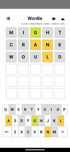 Wordie | เกม | XWorld