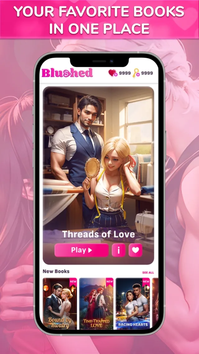 Blushed - AI Love Story | Games | XWorld