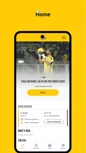 Chennai Super Kings | Permainan | XWorld