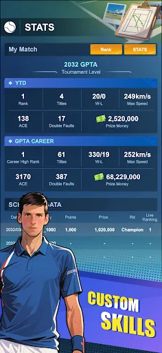 Tennis rising star | Permainan | XWorld Tennis rising star | Permainan | XWorld