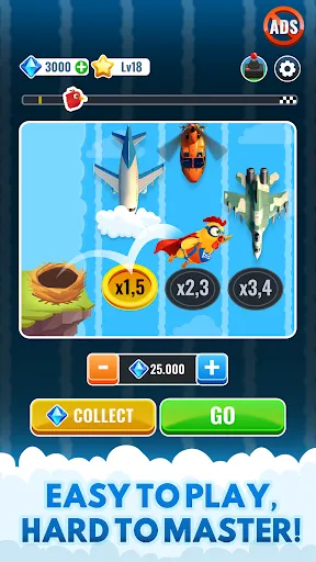 Chicken Cross - Sky Road 2 | Jogos | XWorld