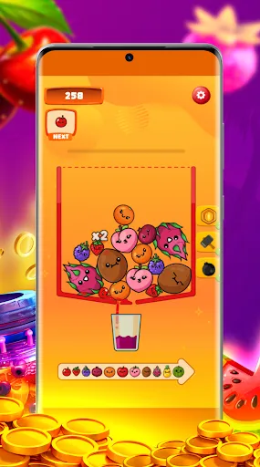Fruits Merge | เกม | XWorld