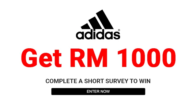 Win Adidas Gift Card worth 1,000RM | Games | XWorld