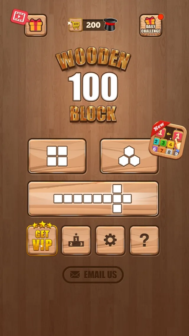 Wooden 100 Block Puzzle Game | เกม | XWorld