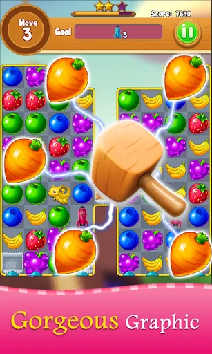 Fruit Candy Juice: Match3 Game | 游戏 | XWorld