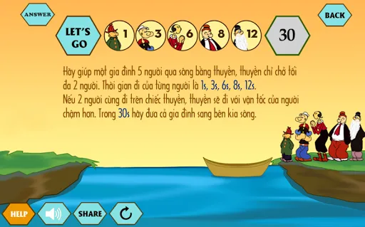 Qua Sông IQ - Trí tuệ Việt | Games | XWorld