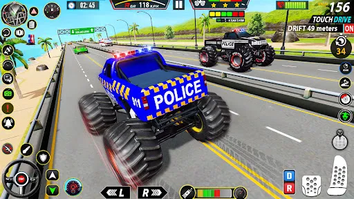 Police Monster Truck Car Games | Games | XWorld