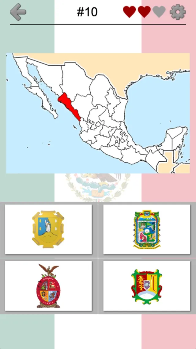 Mexican States - Mexico Quiz | Games | XWorld