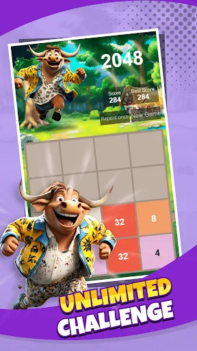 CowMerge 2048 | Jogos | XWorld