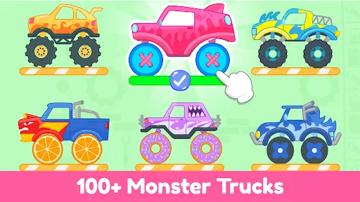 Monster Truck Kids Car Games | 游戏 | XWorld