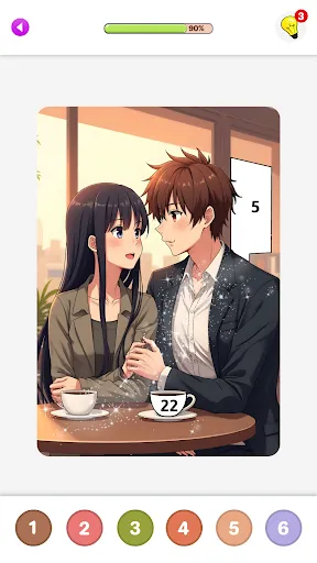 Tô Màu Theo Số Anime Troi Choi | Games | XWorld
