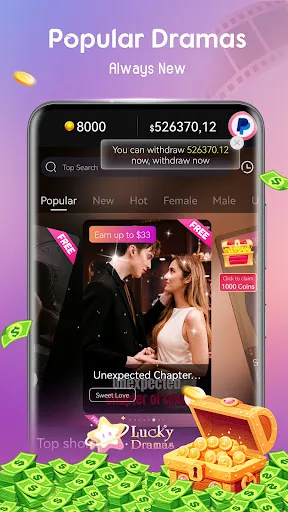 LuckyDramas – Watch & Earn | Games | XWorld
