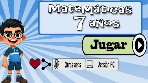 Matemáticas 7 años | juego | XWorld