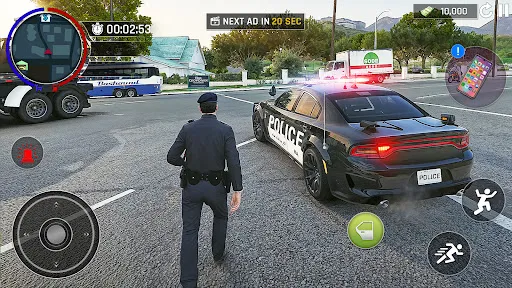 US Police Car Chase Driving 3D | เกม | XWorld