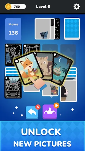 Solitaire - Puzzle Images | Игры | XWorld