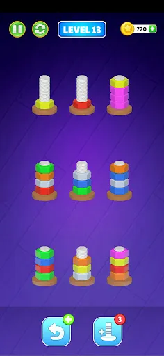 Nuts & Bolt: Color Sort | 游戏 | XWorld Nuts & Bolt: Color Sort | 游戏 | XWorld